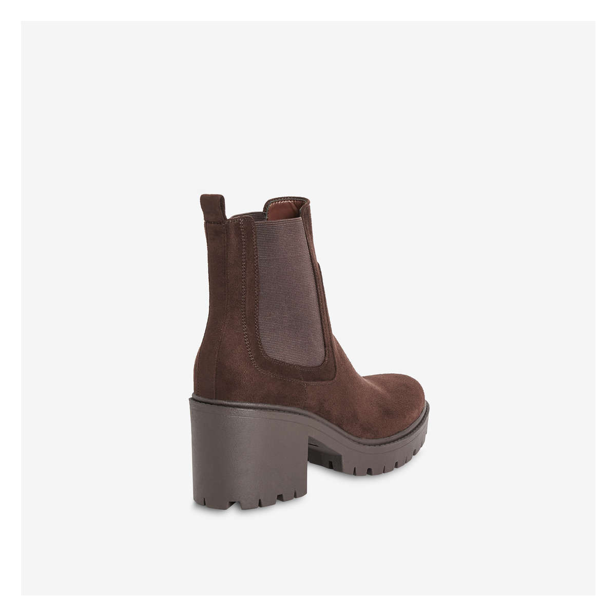 Brown platform chelsea boots sale